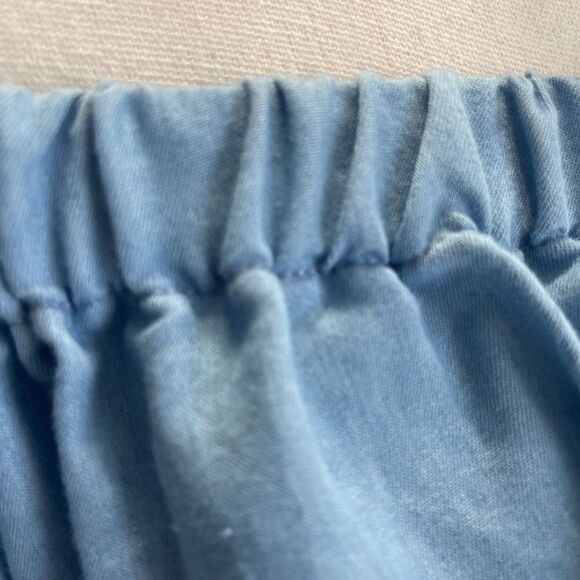 See You Monday Women's Fringe Tassel Off-The-Shoulder Denim Top Blue XL - Picture 4 of 12
